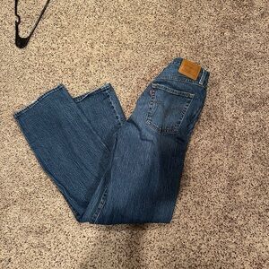 Levi's Straight Leg Blue Jeans